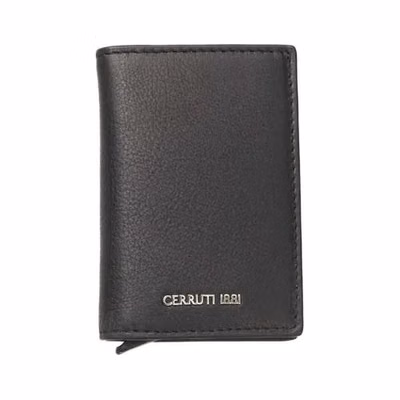 Black Calfskin Men's Wallet
