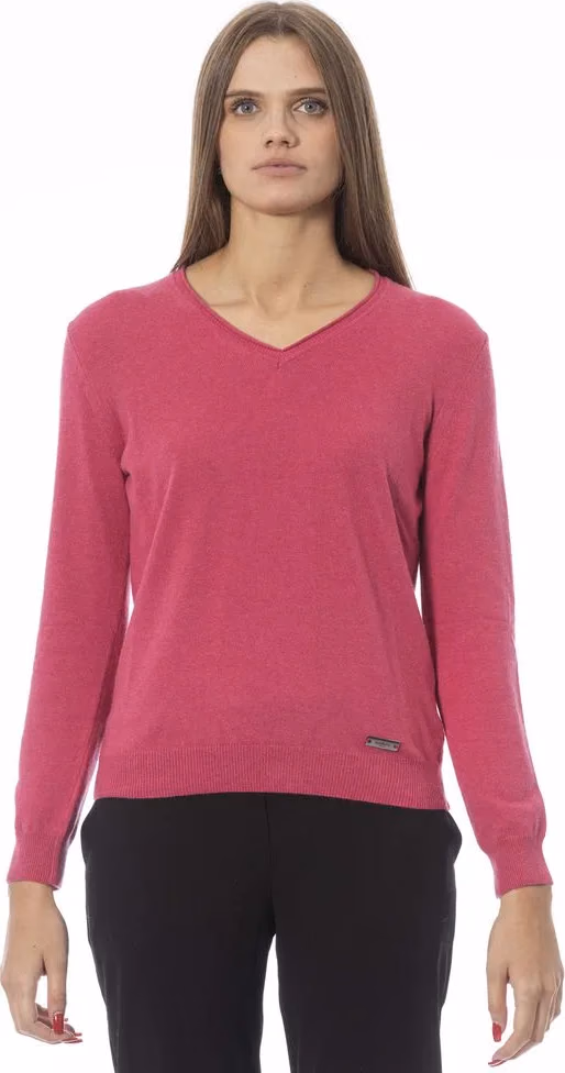 Baldinini Trend Fuchsia Cashmere Women Sweater