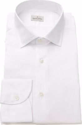 White Cotton Men's Shirt