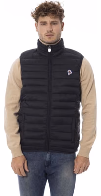 Black Polyamide Men Vest