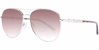 Silver Metal Sunglasses