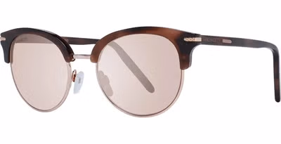Brown Acetate & Metal Sunglasses