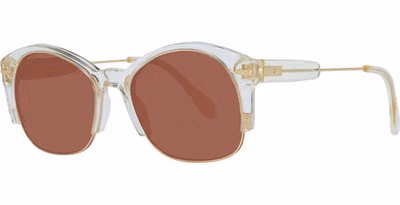 Gold Acetate & Metal Sunglasses