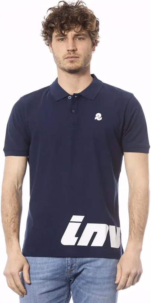 Invicta Blue Cotton Men Polo Shirt