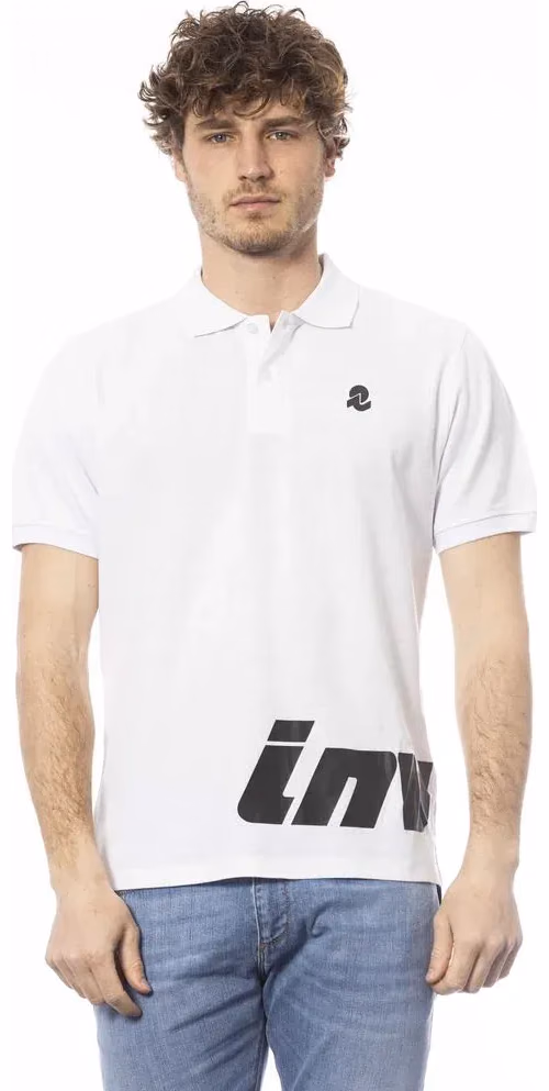 Invicta White Cotton Men Polo Shirt