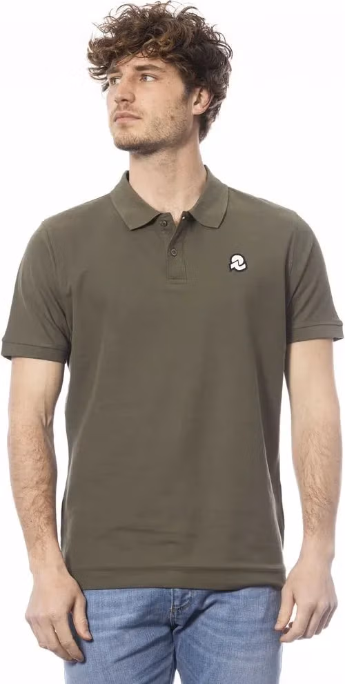 Invicta Green Cotton Men Polo Shirt