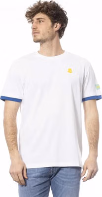 White Cotton Men's T-Shirt