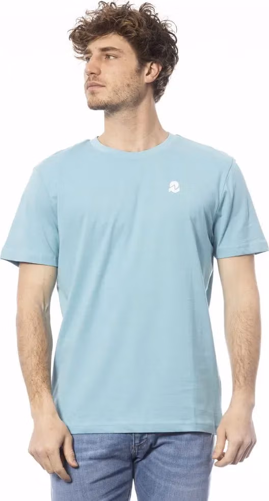 Invicta Light Blue Cotton Men T-Shirt