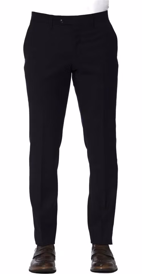 Trussardi Blue Wool Men Trouser
