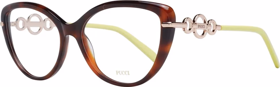 Emilio Pucci Brown Plastic Glasses (Frames)