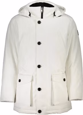White Elastane Jacket