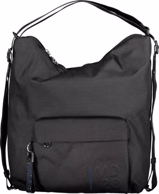 Black Polyester Shoulder bag