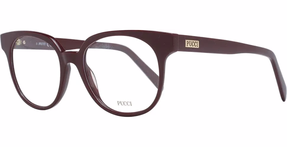 Emilio Pucci Burgundy Plastic Glasses (Frames)
