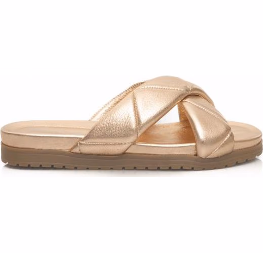 Cerruti 1881 Beige Lambskin Women Sandal