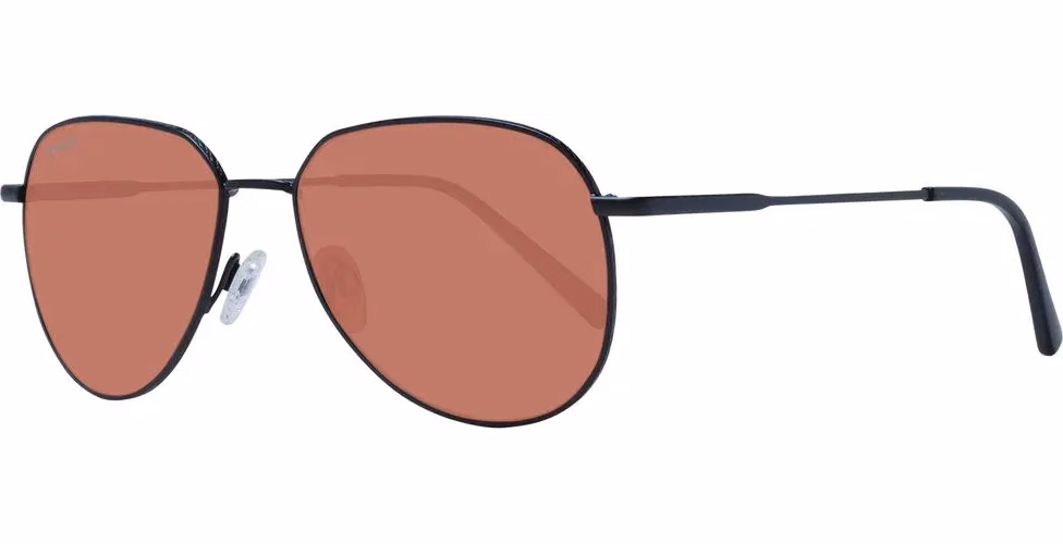 Serengeti Black Metal Sunglasses