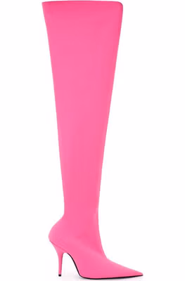 Pink Polyester Boot