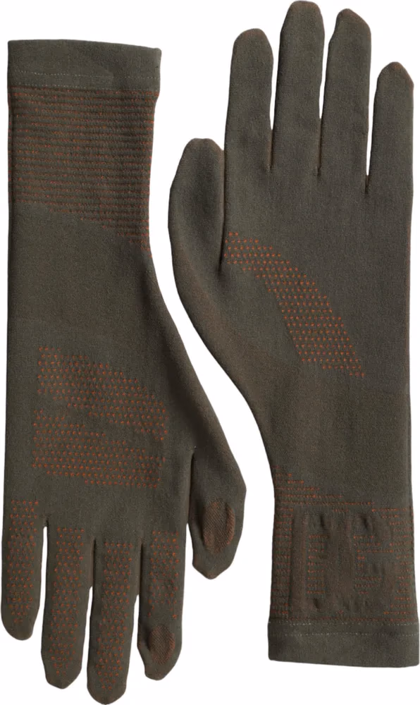 Dolce & Gabbana Brown Cotton Stretch Wrist Length Gloves