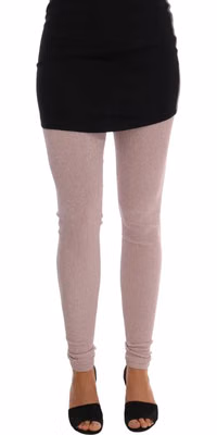 Pink Stretch Waist Tights Stockings
