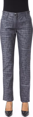 Black Viscose Women Pants