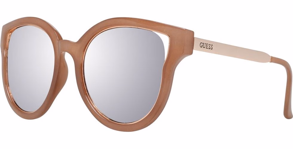 Guess Brown Metal & Plastic Sunglasses