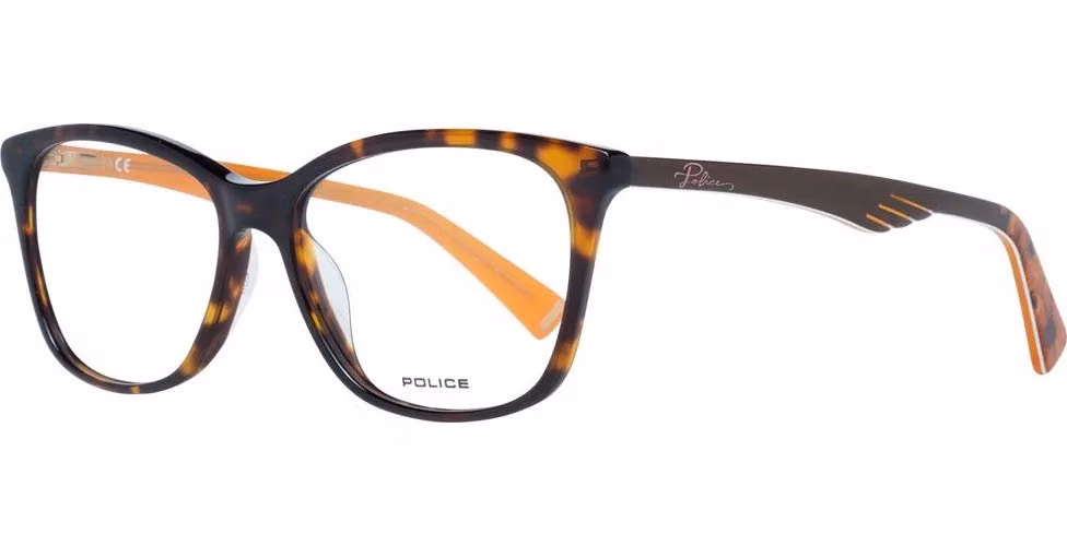 Police Brown Plastic Glasses (Frames)