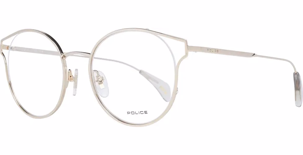 Police Rose Gold Metal & Plastic Glasses (Frames)