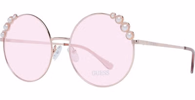 Rose Gold Metal Sunglasses