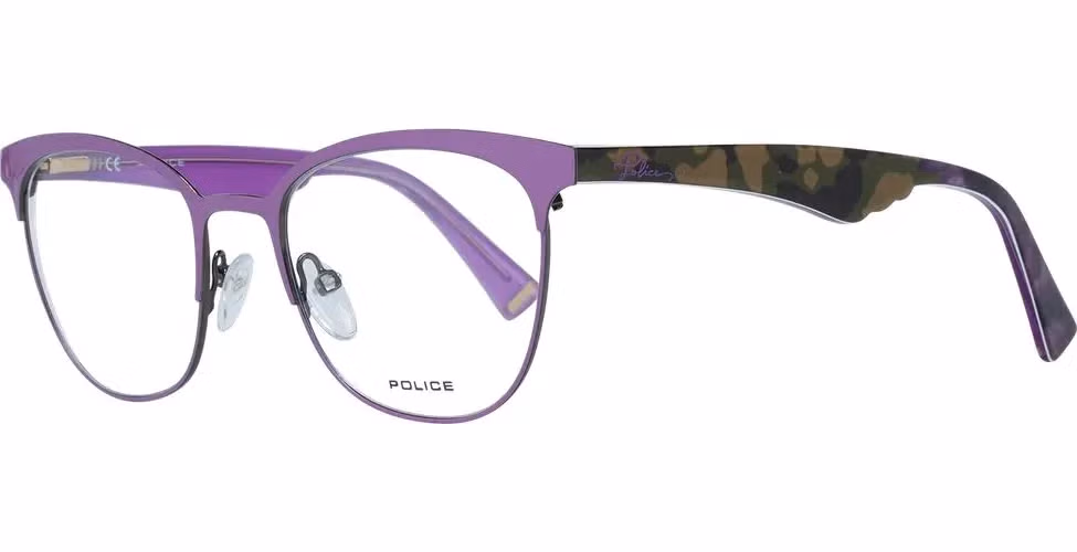 Police Purple Metal & Plastic Glasses (Frames)