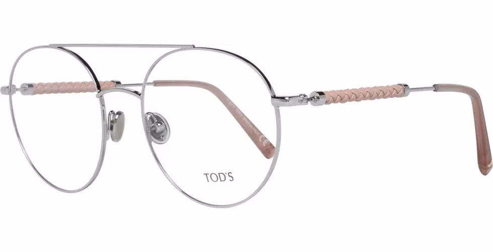 Tod's Silver Metal & Leather Glasses (Frames)