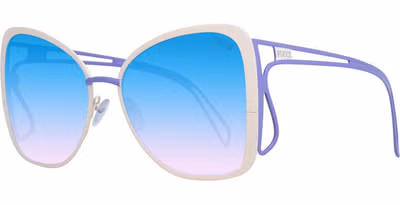 Beige Metal Sunglasses
