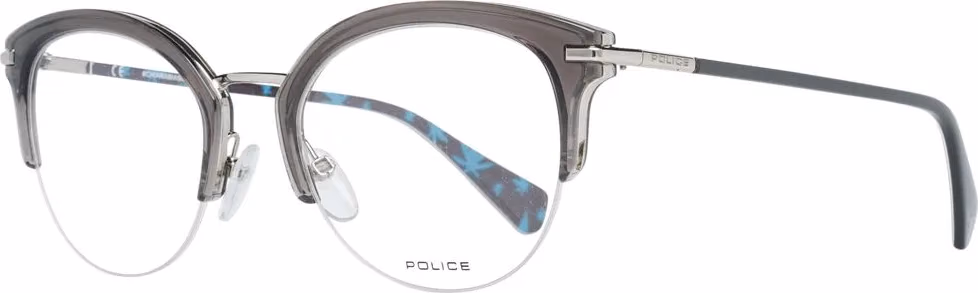 Police Gray Metal & Plastic Glasses (Frames)