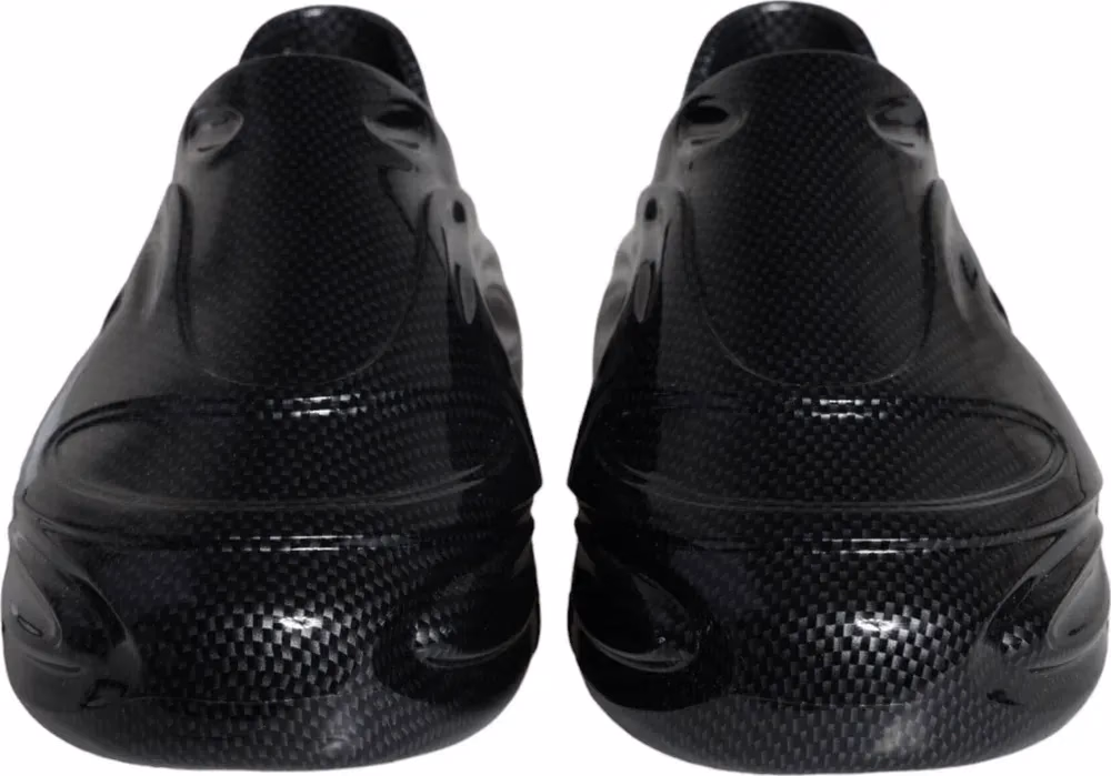 Dolce & Gabbana Black Foiled Rubber Toy Low Top Men Sneakers Shoes