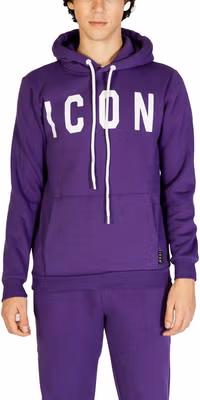 Purple Cotton Hoodie