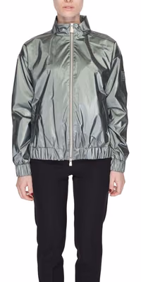 Green Polyester Shell Jacket