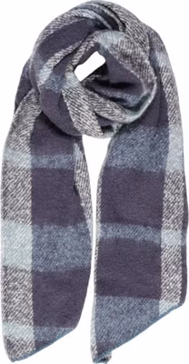 Turquoise Polyester Scarf