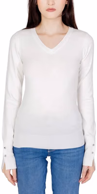 White Cotton Sweatshirt