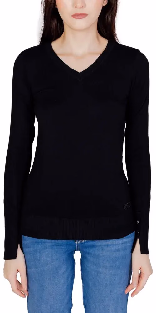 Guess Black Cotton Sweatshirt