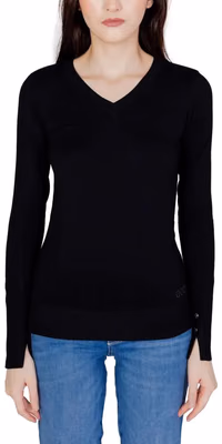 Black Cotton Sweatshirt