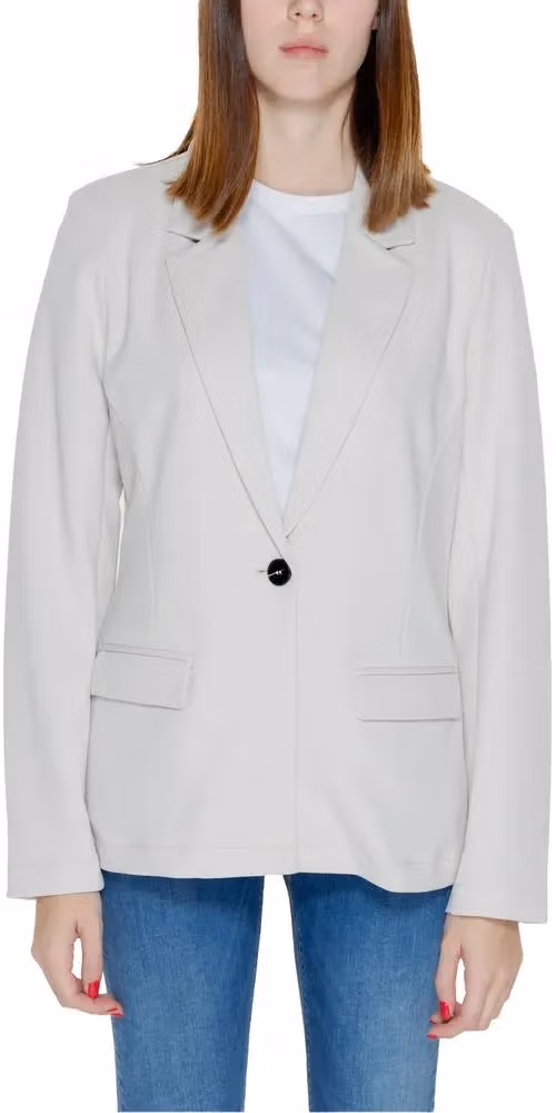 Only Beige Polyester Blazer