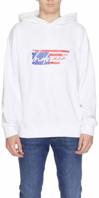 White Cotton Hoodie