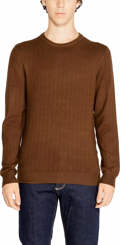 Antony Morato Brown Viscose Sweatshirt