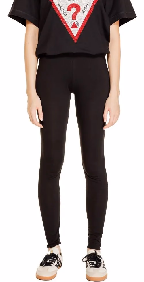 Jacqueline De Yong Black Cotton Leggings