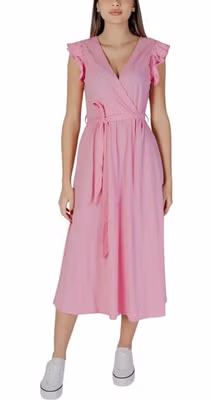 Multicolor Cotton Long Dress