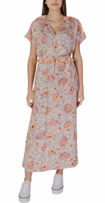 Multicolor Cotton Long Dress