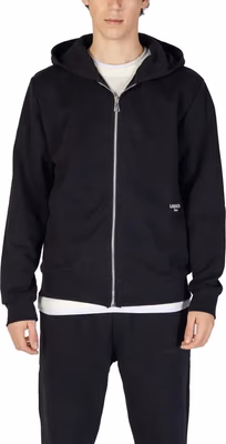 Black Cotton Hoodie