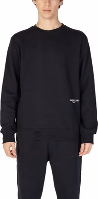 Black Cotton Sweatshirt
