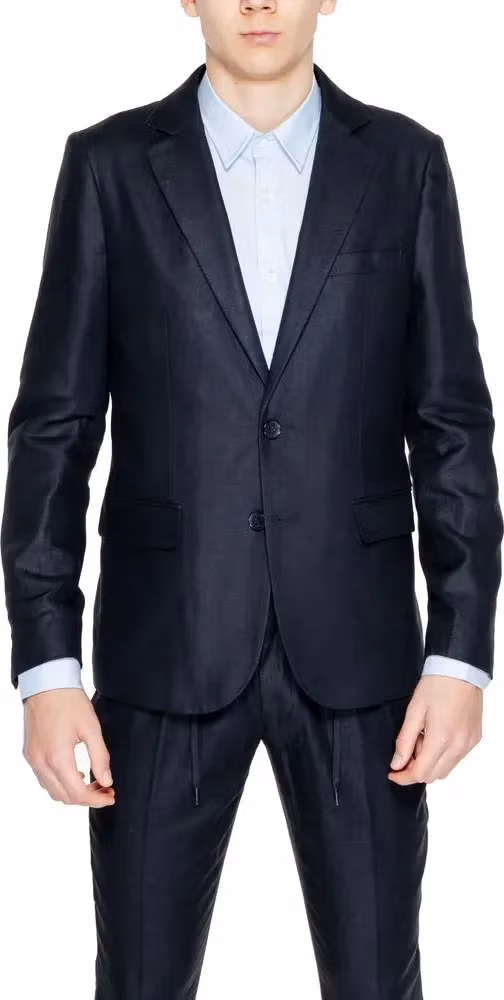 Antony Morato Black Linen Blazer