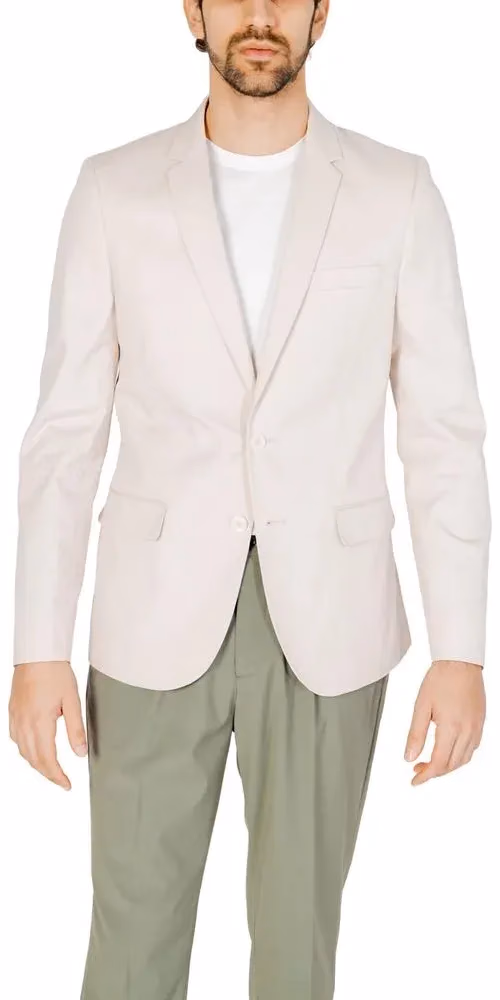 Antony Morato Beige Cotton Blazer