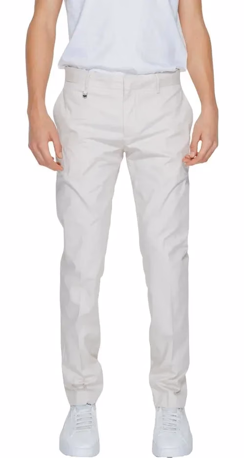 Antony Morato Beige Cotton Dress Pants