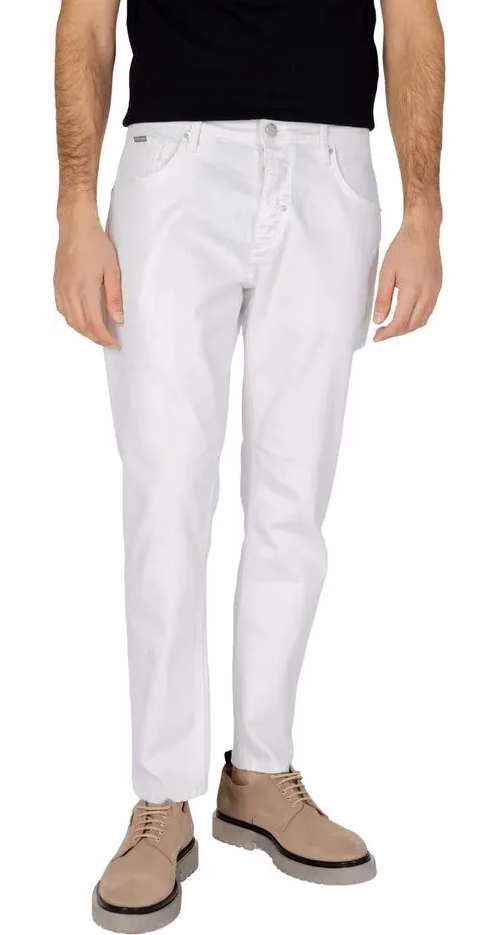 Antony Morato White Cotton Skinny Jeans